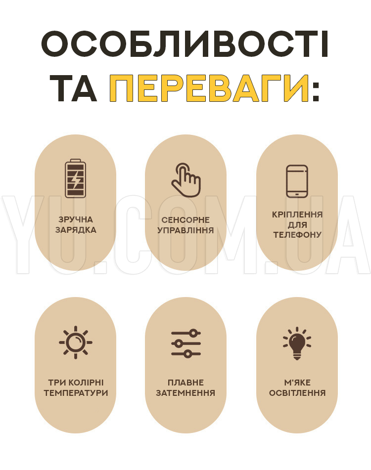Портативная настольная LED лампа с держателем для телефона DIGAD 1961 Портативная настольная LED лампа с держателем для телефона DIGAD 1961